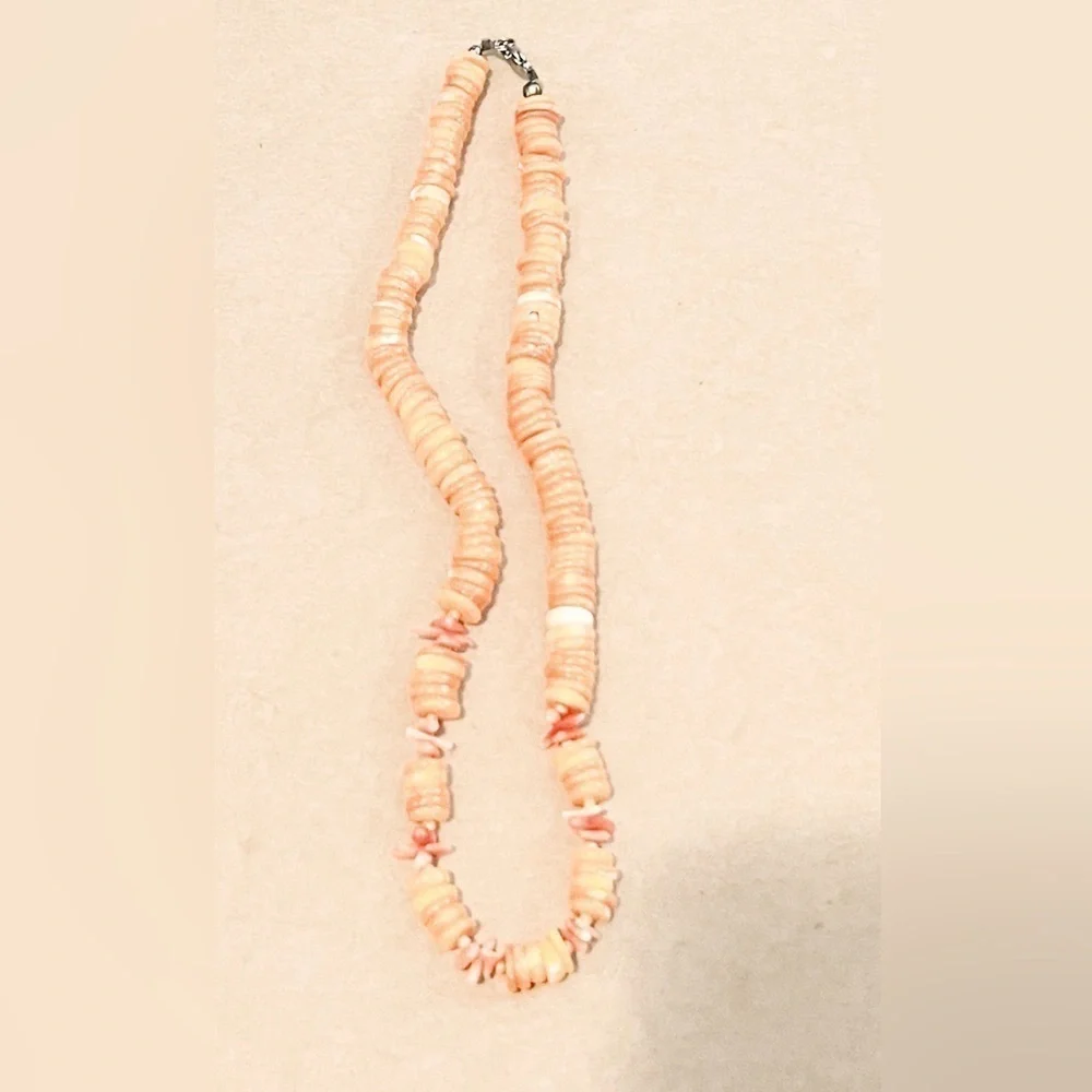 Orange Handbeaded Necklace